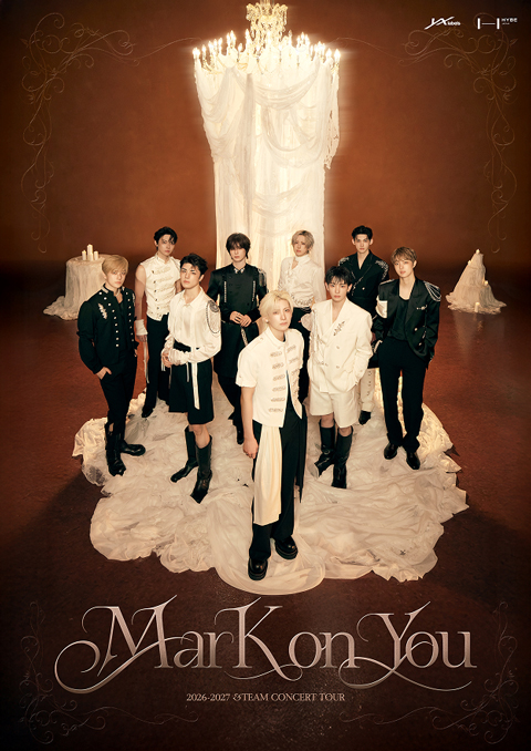 2026-2027 &TEAM CONCERT TOUR 'Mark on You' (2026-2027 エンティーム コンサート ツアー 'マーク オン ユー')のポスター