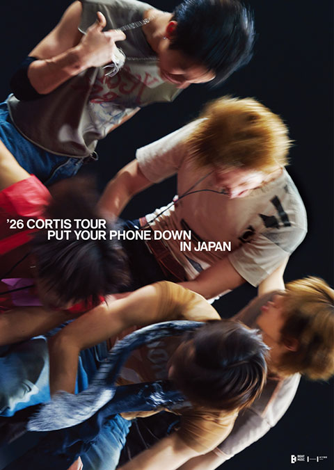 2026 CORTIS TOUR < PUT YOUR PHONE DOWN > IN JAPAN（2026 コルティス ツアー < プット ユア フォン ダウン > イン ジャパン）のポスター